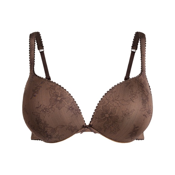 SKIMS Other - SKIMS Brown Lace Contour Bra